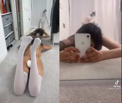 The one on the right got me banned off TikTok 😳