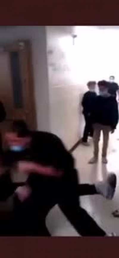 dumbass gets embarrassed