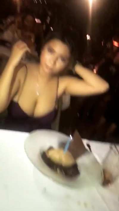 Friend Can't Help But Grab A Feel