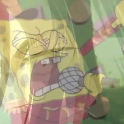 SPONGEBOB SINGINF "THE RUMBLING" FROM SHINGEKI YES DOUJIN