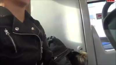 Lena Loch On A Bus