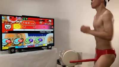 Japenis finally embracing their Japenis heritage by playing Japenis game