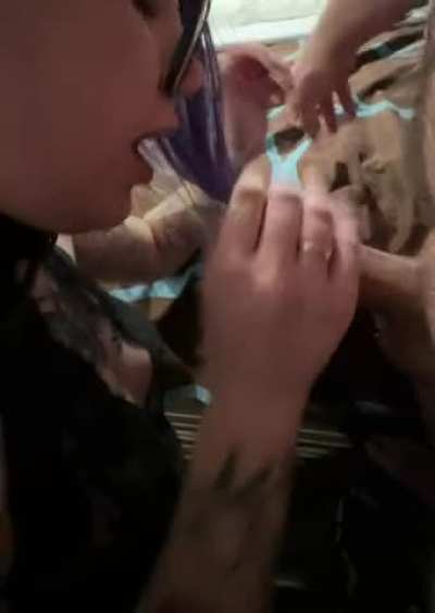 Homemade. Teaching her to deep throat