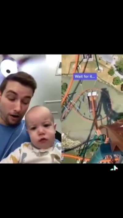 Baby has no fear