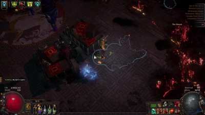 Kept nagging my friend to come play PoE this league, his first time on Sirus and this happens...