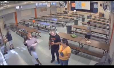 School principal punches student