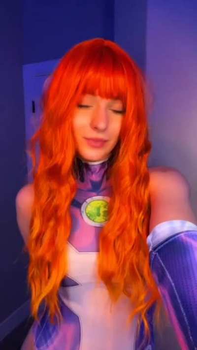 Starfire dice rolls. Love her Starfire!!
