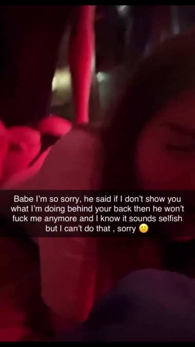 Im so sorry baby