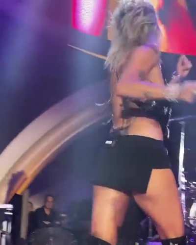 On stage