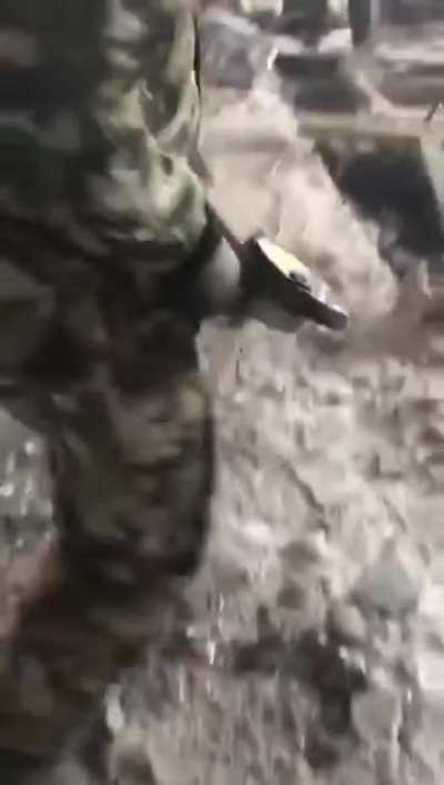 To grind the metal...