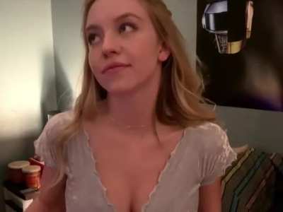 Can&rsquo;t get enough of Sydney Sweeney and her huge tits