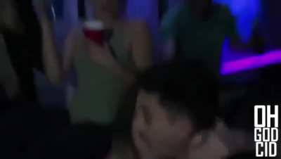 His first kiss!