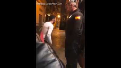 Bothering a bouncer