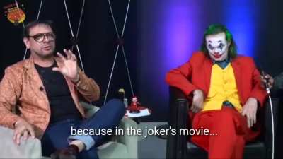 Brazilian Joker giving interview (subtitled)