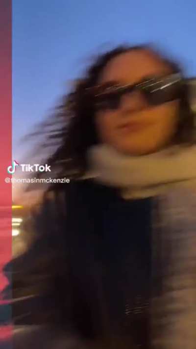 Thomasin TikTok in Paris