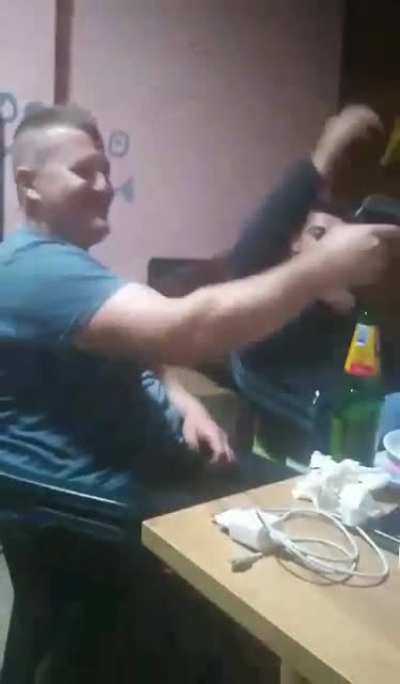 My friend almost got shot by his drunk nephew on New Year's eve.
