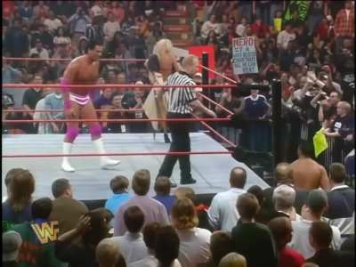 Sable Removes Potato Sack - Raw 1997 (Upscale with 60 fps)