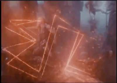 Darkseid omega beam slo mo