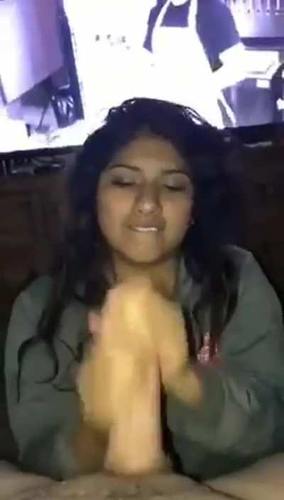 Indian Girl Worshipping BWC