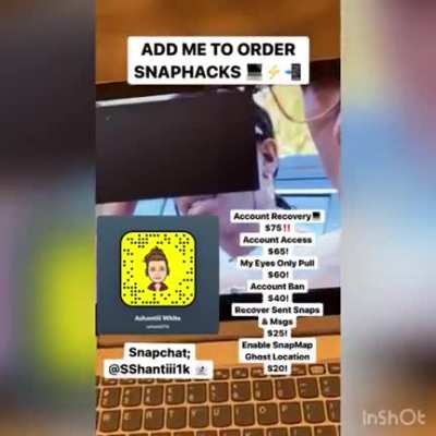 Add sshantiii1k to order hacks like account access, account recovery, my eyes only & more // Telegram link below >>
