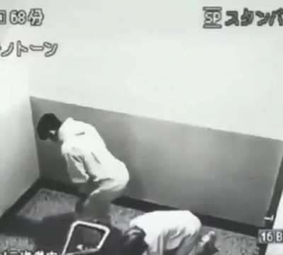 Footage of the prison cell