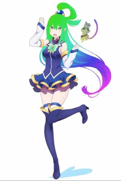 Emilia cosplaying Aqua [Re: Zero/Konosuba]