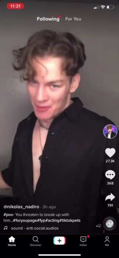 POV you&rsquo;re dumping him and this how he react