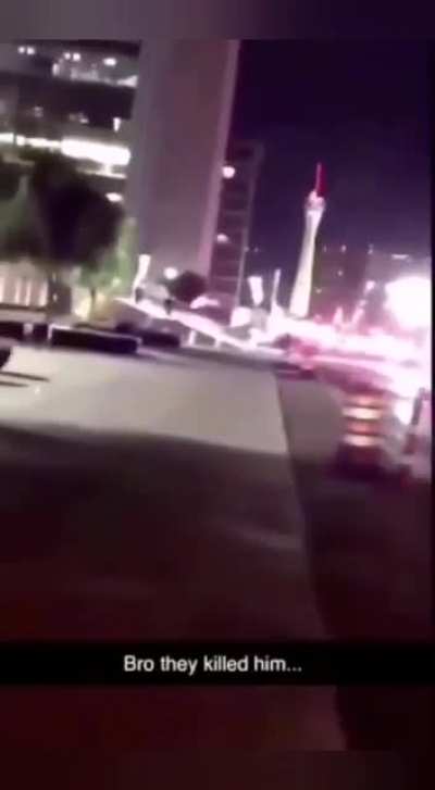 Las Vegas residents claim that the soldiers of the National Guard opened fire on protesters.