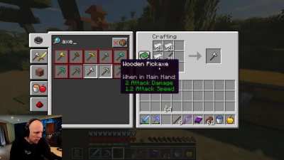 He just wanted an iron axe