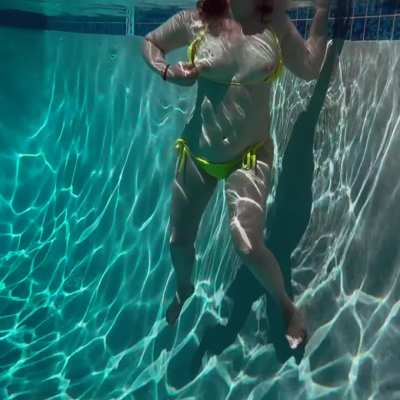 underwater titty drop
