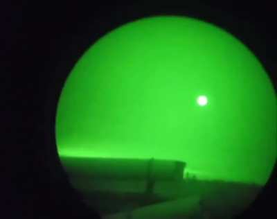 During the night Russians observe the shot and impact of Ukrainian 155mm cluster artillery.
