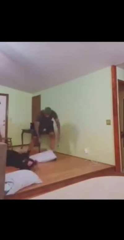 Hey honey, pillow fight?