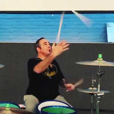 Juggling and drumming. Great skills indeed.