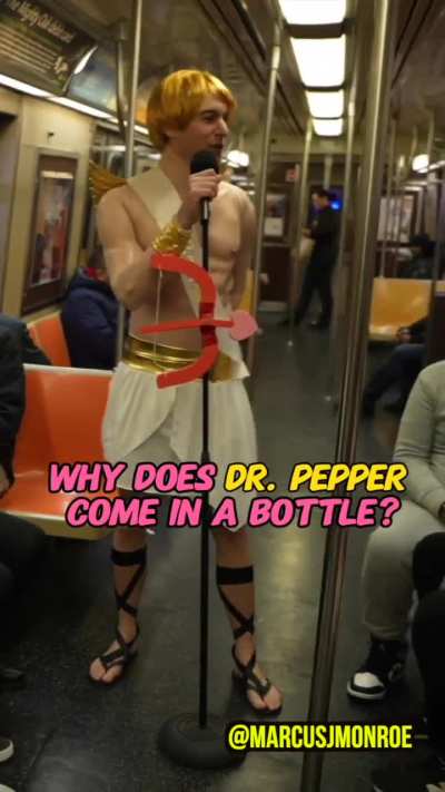 Cupid does jokes in NYC
