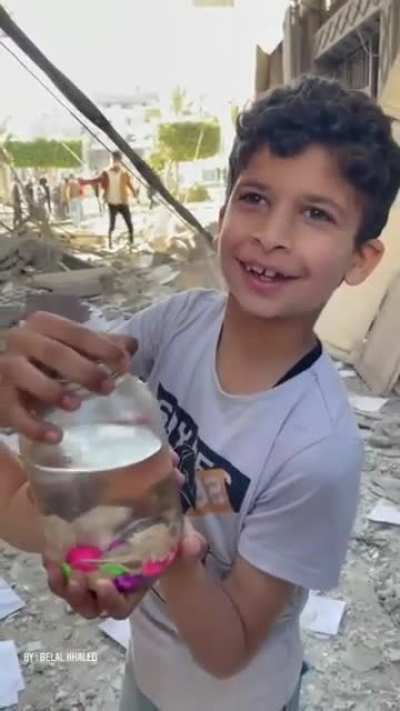 They are happy that they saved their fish from the airstrikes&hellip;