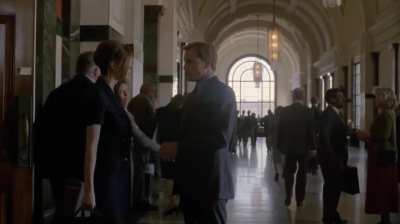 Dressed up all classy for court, True Detective S1E4