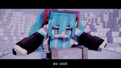 I reanimated the miku pipebomb thing to minecraft