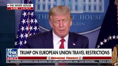 The President says the &ldquo;1917 pandemic&rdquo; ended the Second World War
