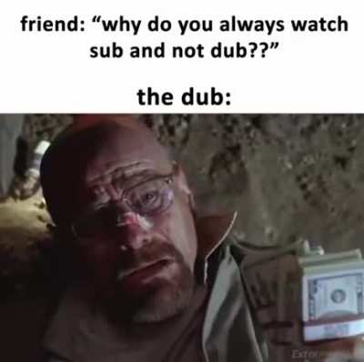 When watching a dub&rsquo;ed movie