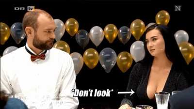 try not to look
