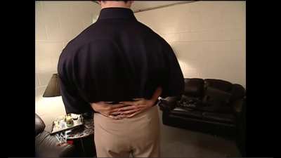 Vince McMahon visits Trish Stratus Backstage