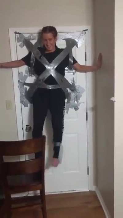 Underestimated the duct tape strength