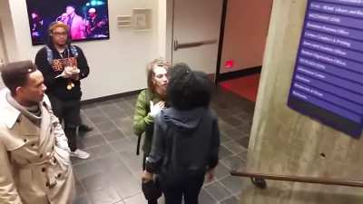 Campus employee assaults white student for "cultural appropriation"