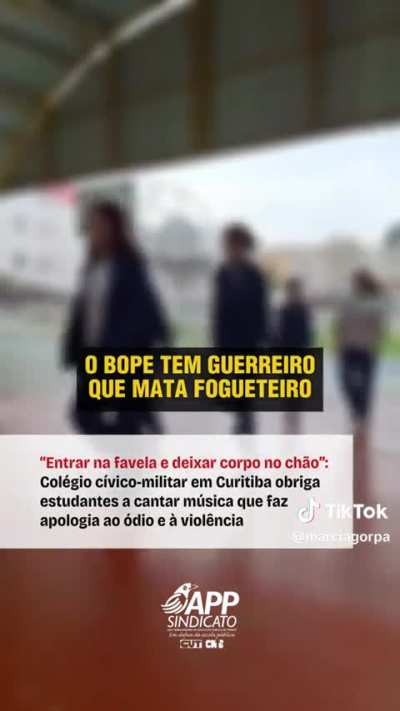 Numa escola perto de voc&ecirc;...