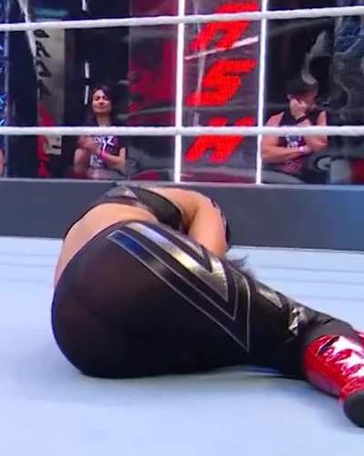 Bayley&rsquo;s ass in see-through gear