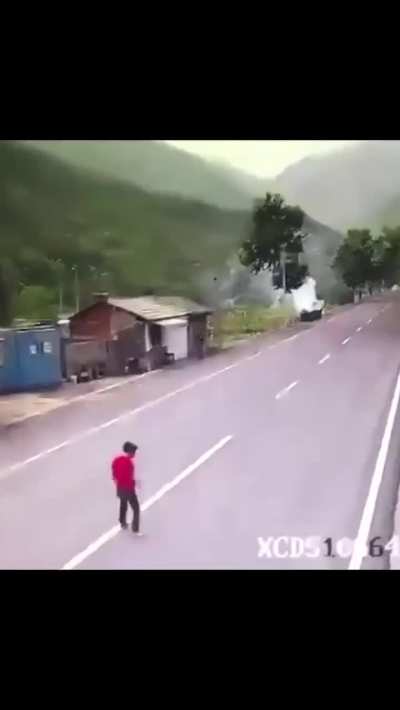 I don&rsquo;t think his shoe survived that.