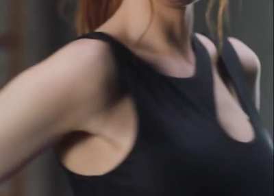Madelaine Petsch's ass is so hot, even she gets distracted by it