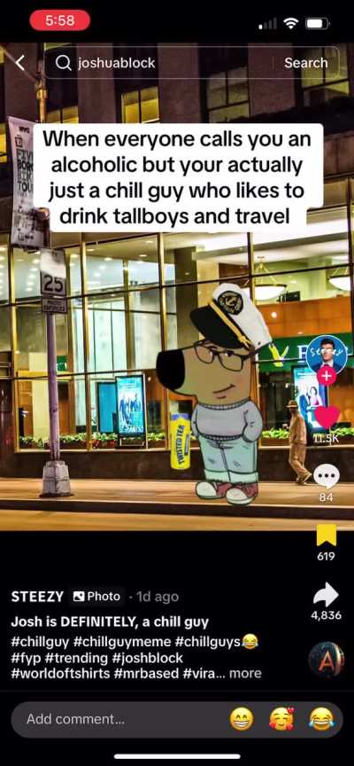 Just a chill guy