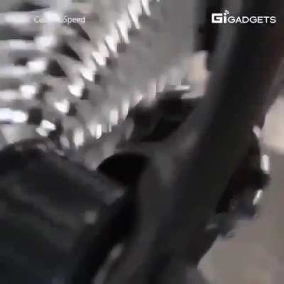 Prototype of a chainless bicycle built by a Danish company called CeramicSpeed. The drivetrain has no chain or derailleurs, making it a clear contender for the worlds most efficient bicycle. It&rsquo;s so efficient, almost none of the power generated by a rider
