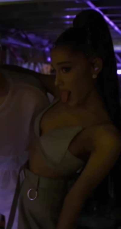 Squished boob and tongue out 🥵 She&lsquo;s the hottest tease!